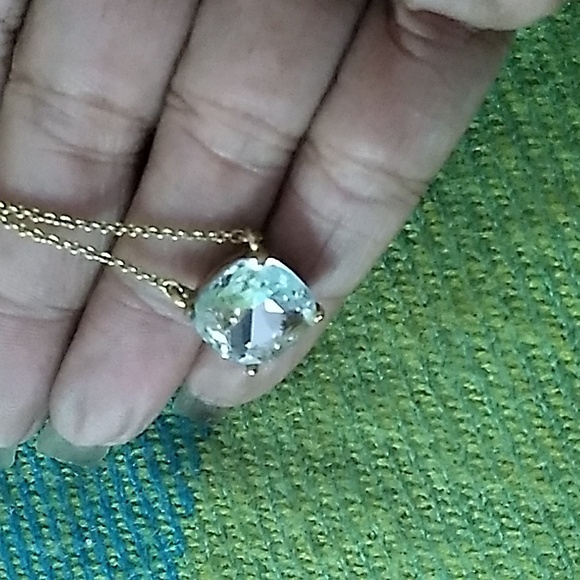 Kate Spade Solitaire Rhinestone Pendant Necklace - Picture 2 of 12